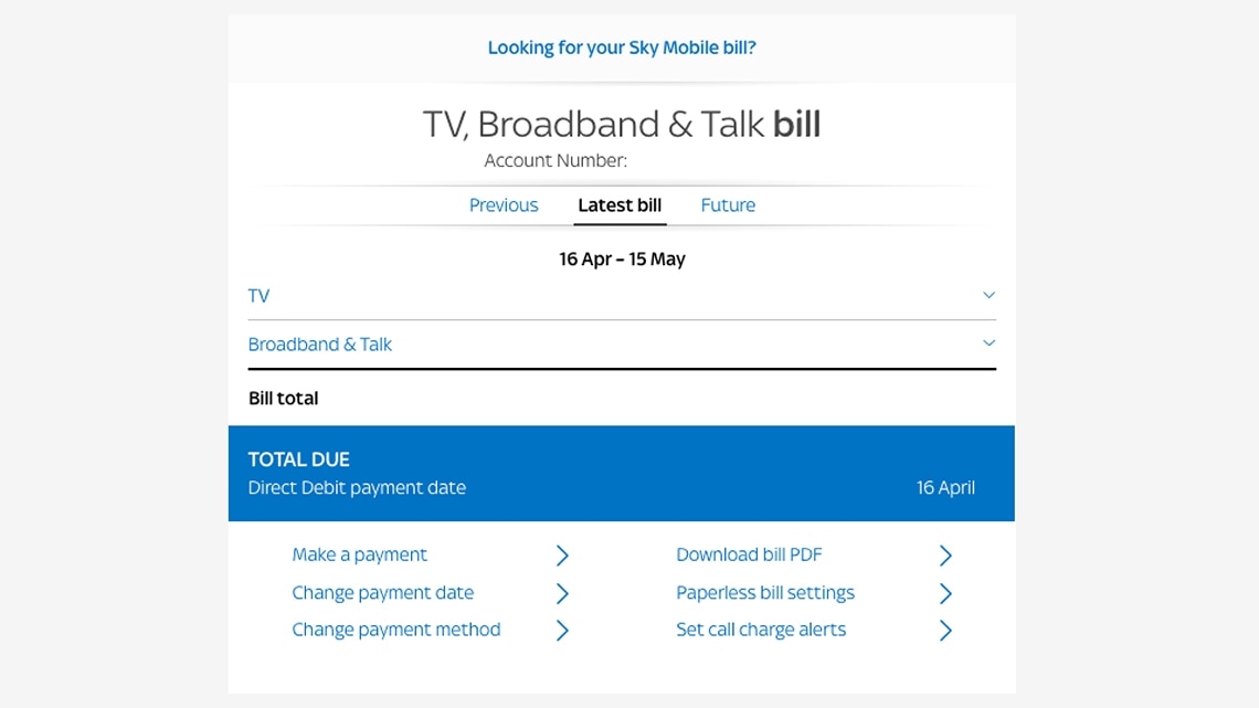 My tata sky mobile login sales